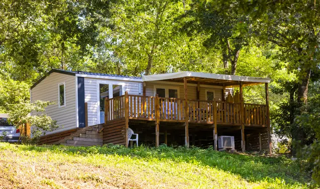 Mobil-home extérieur